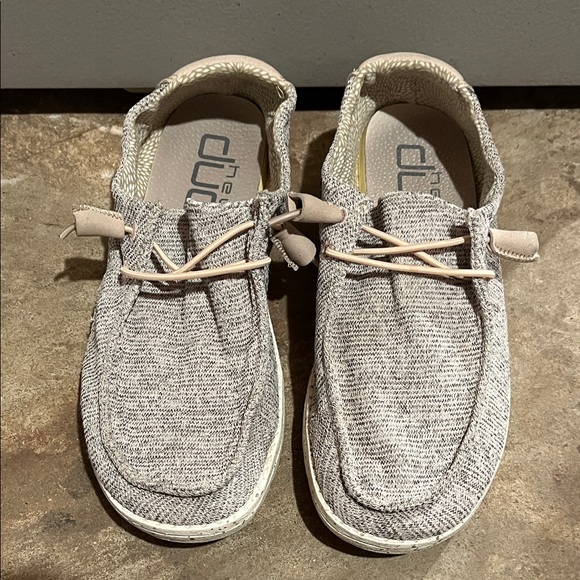 Hey Dude Shoes - Hey Dude Women's Light Gray Espadrilles